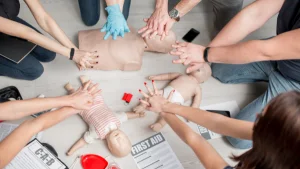 Emergency First Aid and Use of AED with CPR for all Ages